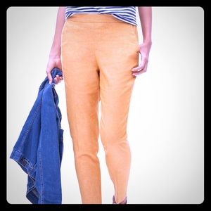 Petite Hayden Linen Pull-On Soft Ankle Pants 0P